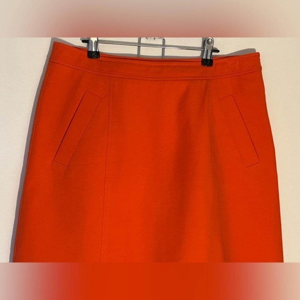 Ann Taylor A-Line Skirt – Size 10 – Orange-Red (Leaning Orange) - Picture 1 of 6
